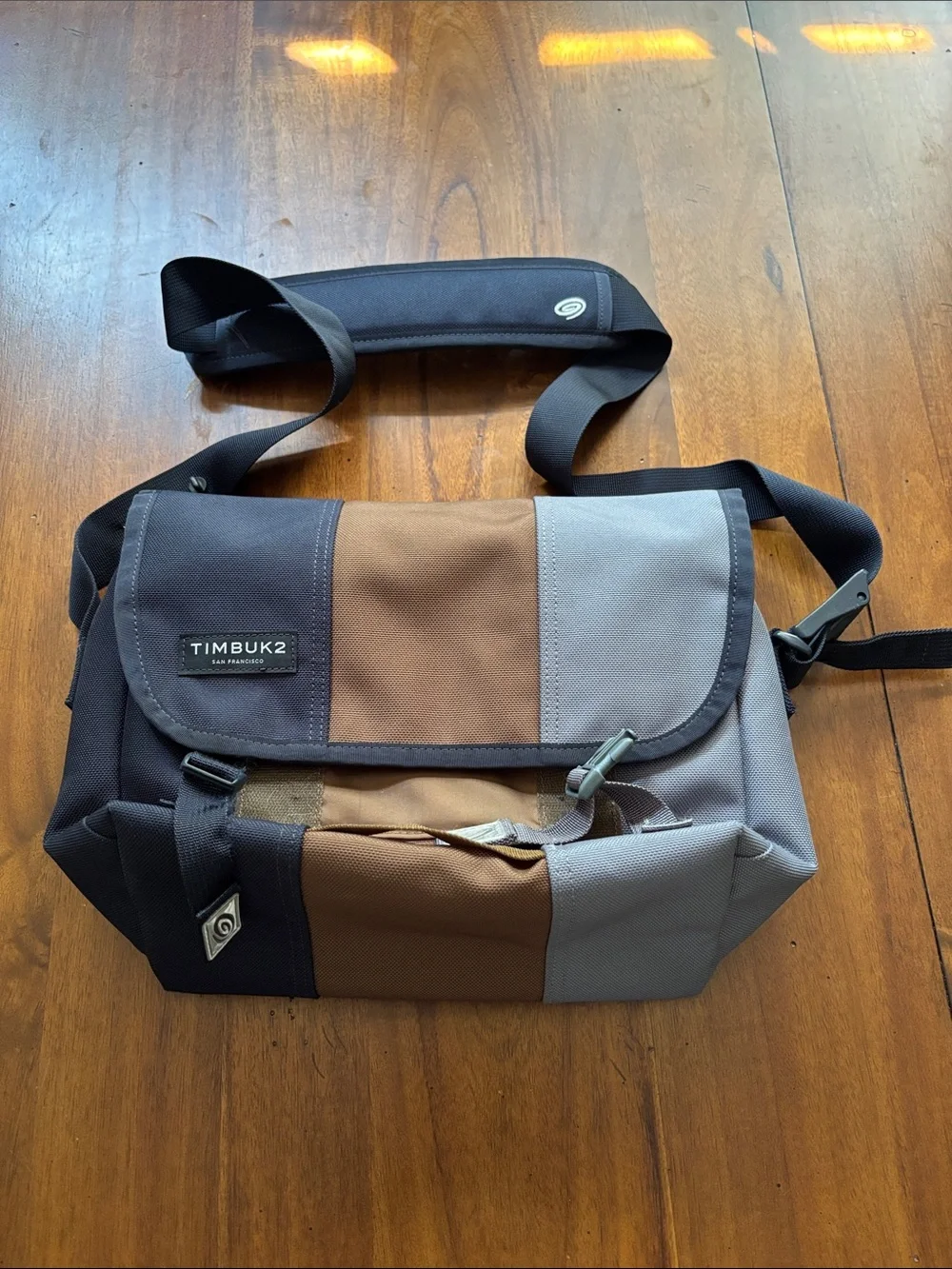 Timbuk2 Men's Brown, Gray & Black Colorblock Messenger Bag